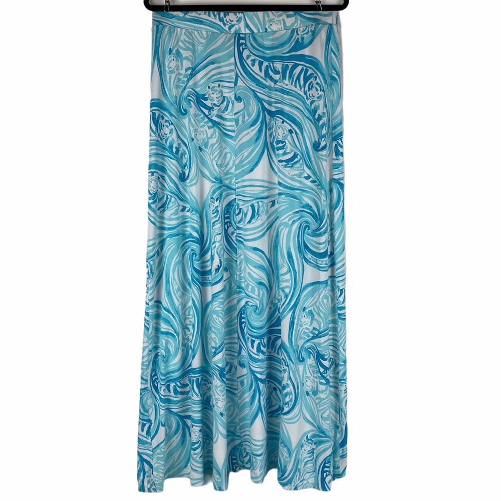 Lilly Pulitzer Maxi Cotton Skirt sz L